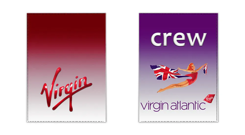 Virgin Atlantic Flying Lady Passport Cover