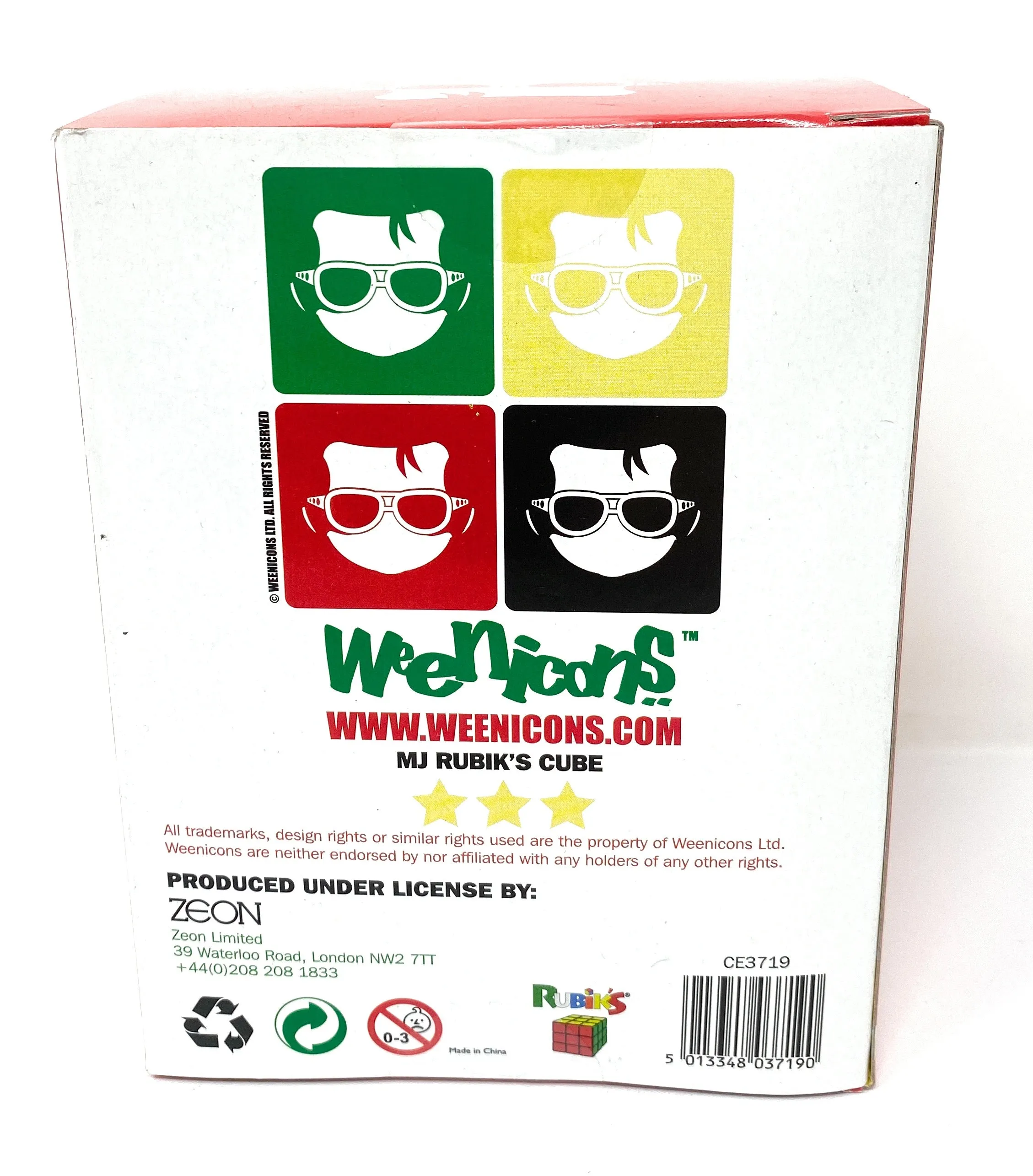 Weenicons Michael Jackson Rubik's Puzzle Cube