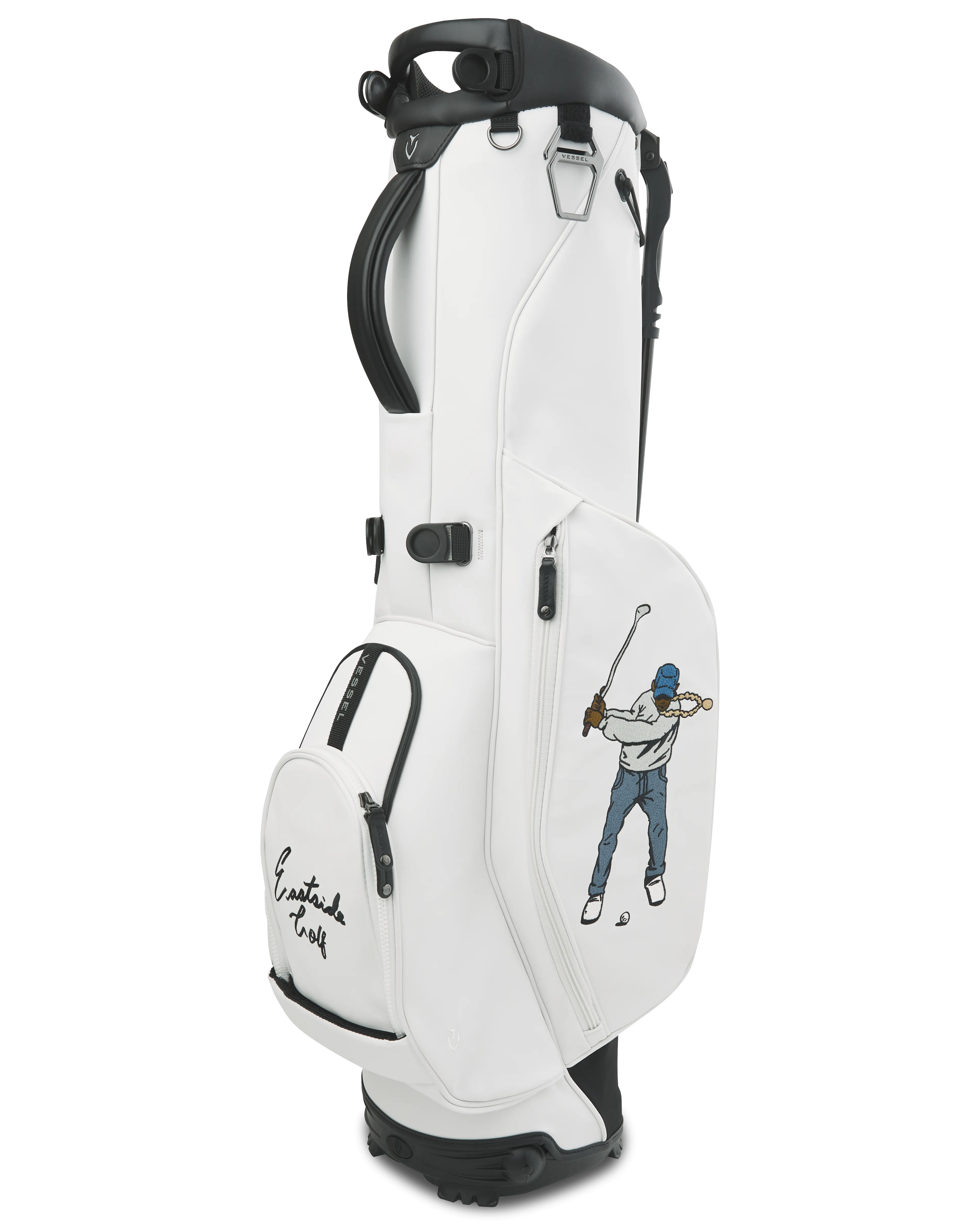 White Eastside Golf Stand Bag