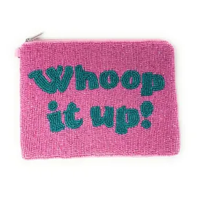 Whoop it up! LARGE Beaded Pouch