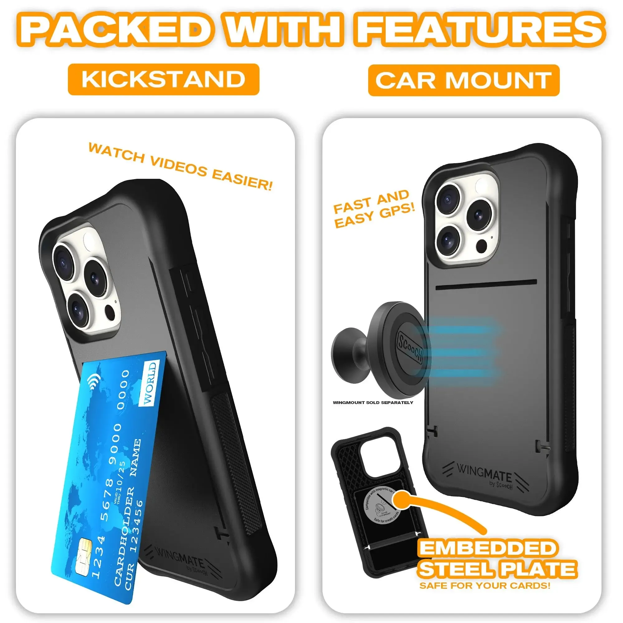 Wingmate Defender Bundle for iPhone 16 Pro