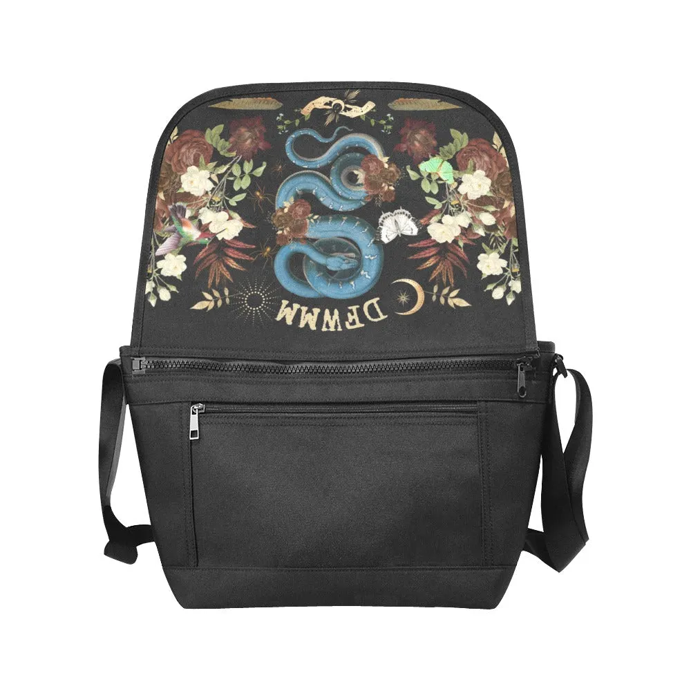 Witchy Serpent Don't F*ck With My Magick Messanger Bag, Witchy Clothing, Witchy Bag, Witch Bag, Wicca, Witch, Occult, Messanger Bag