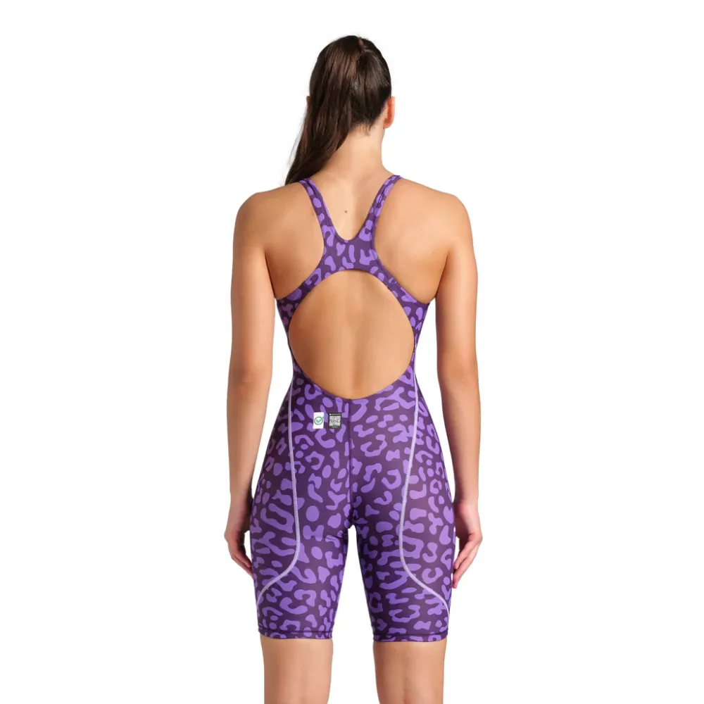 WOMEN'S POWERSKIN ST NEXT OPEN BACK LIMITED EDITION - LEOPARD SKIN VIOLET