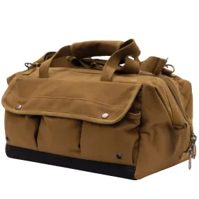 Work Brown Renovator Tool Bag – 26 Tool Pocket Organizer – Heavy-Duty Canvas