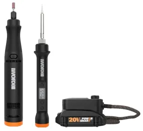 WORX MAKERX WX988L Combination Kit, Battery Included, 20 V, 2-Tool :EA: QUANTITY: 1