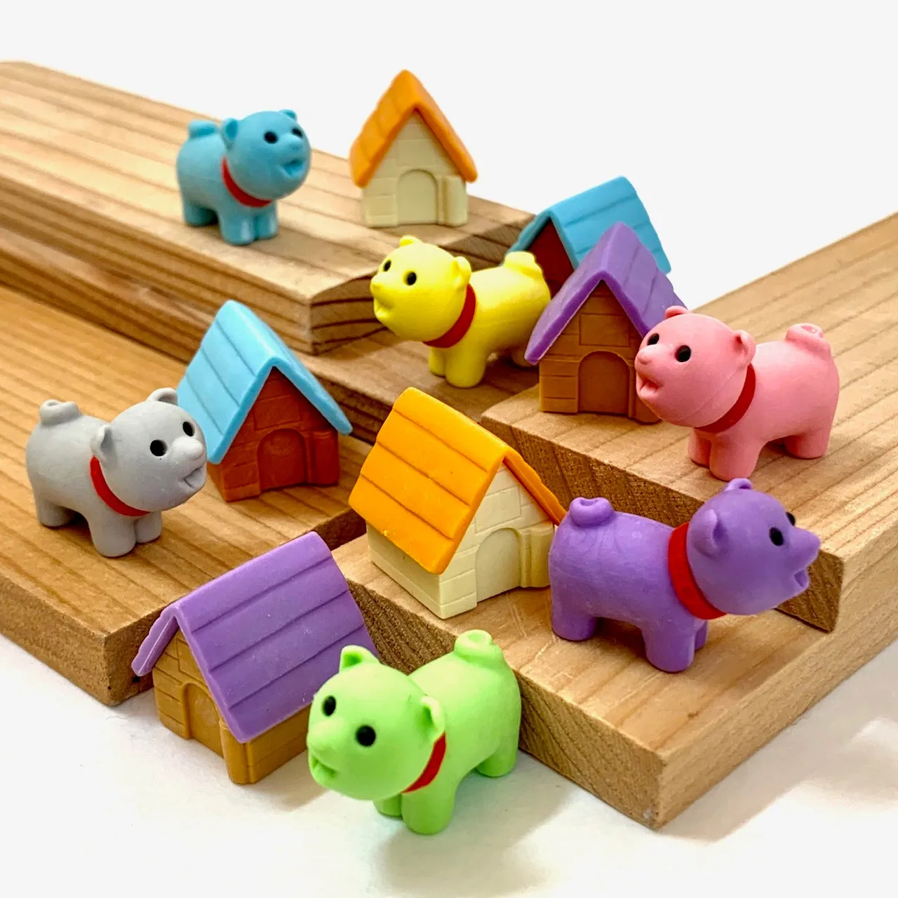 X 380291 IWAKO DOG HOUSE ERASERS-DISCONTINUED