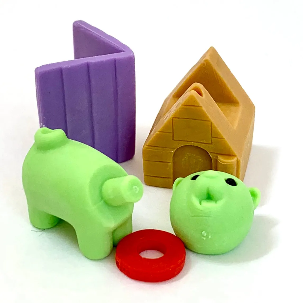 X 380291 IWAKO DOG HOUSE ERASERS-DISCONTINUED