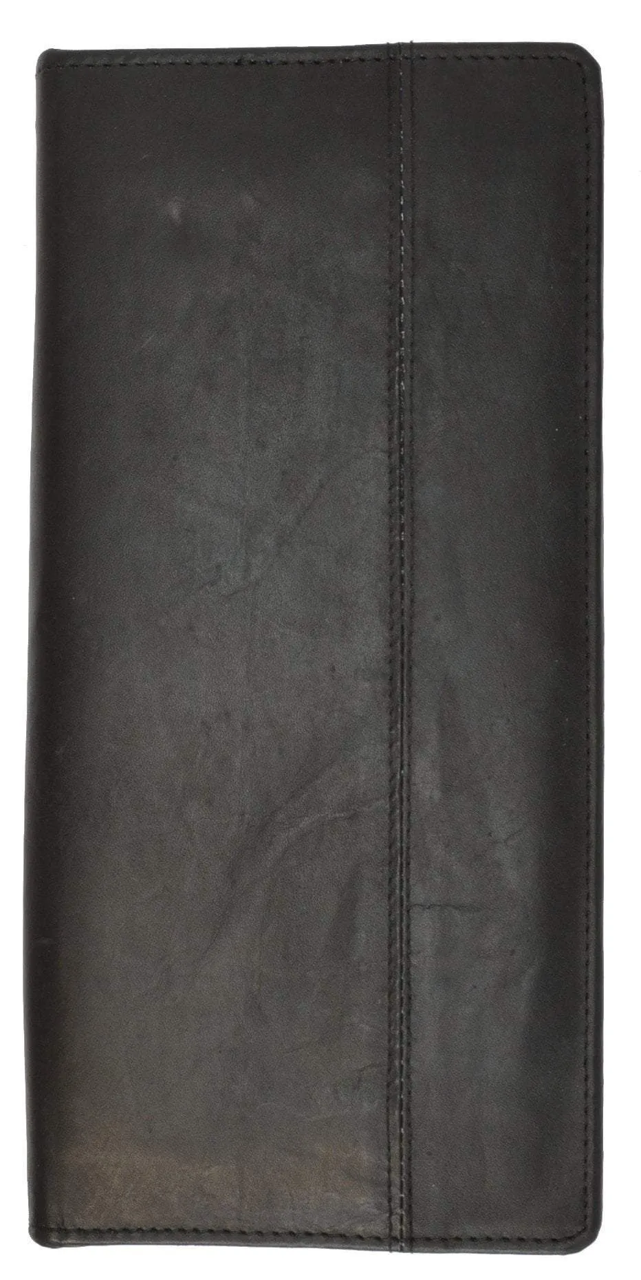 Zip Around Leather Travel Wallet with Passport and Boarding Pass Holder 663 CF (C)