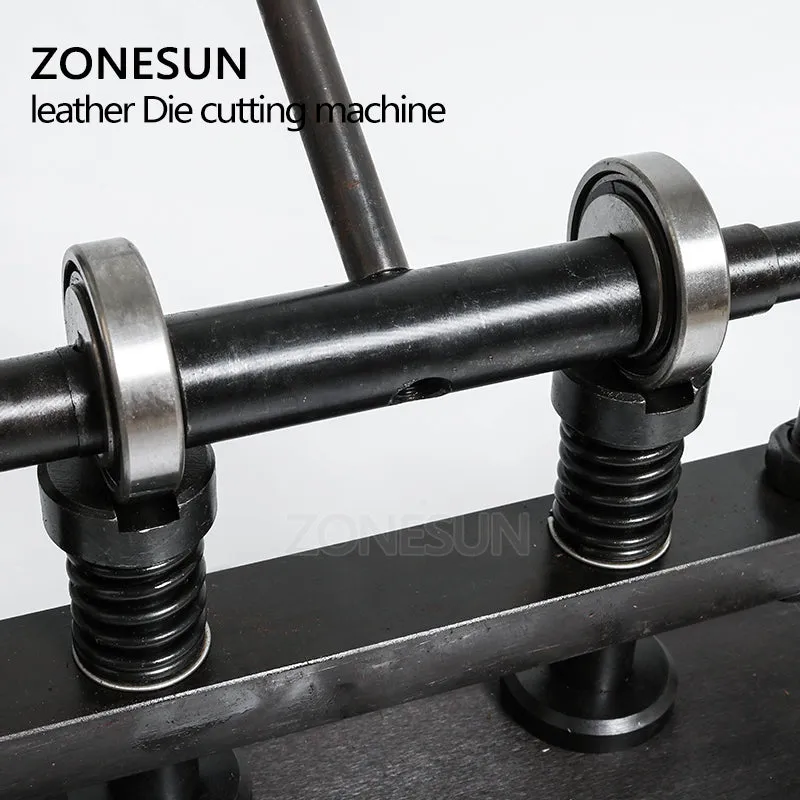 ZONESUN 3616cm Double Wheel Hand Leather Cutting Machine Photo Paper Pvc/Eva Sheet Mold Cutter Leather Die Cutting Tool