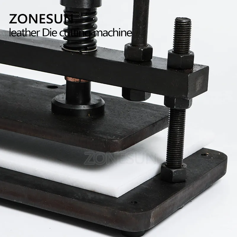 ZONESUN 3616cm Double Wheel Hand Leather Cutting Machine Photo Paper Pvc/Eva Sheet Mold Cutter Leather Die Cutting Tool